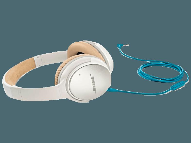 BOSE Quiet Comfort 25 Kopfhörer Weiß/Braun