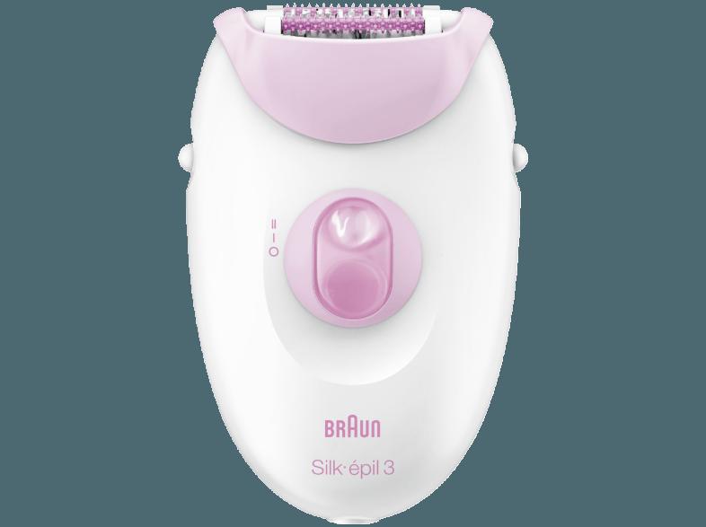 BRAUN 3270 Silk-épil 3 Legs & Body Epilierer Weiß/Pink