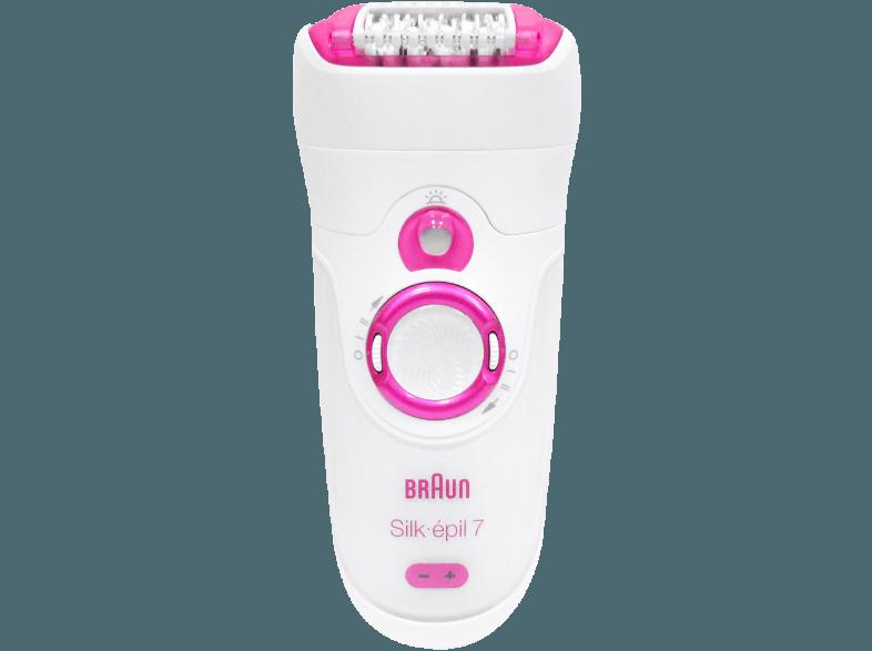 BRAUN 7175 Silk-épil 7 Legs Epilierer Pink/Weiß