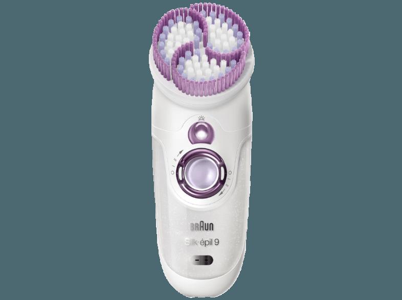 BRAUN 9-961 Silk-épil 9 Skin Spa wet&dry Epilierer Weiß/Lila