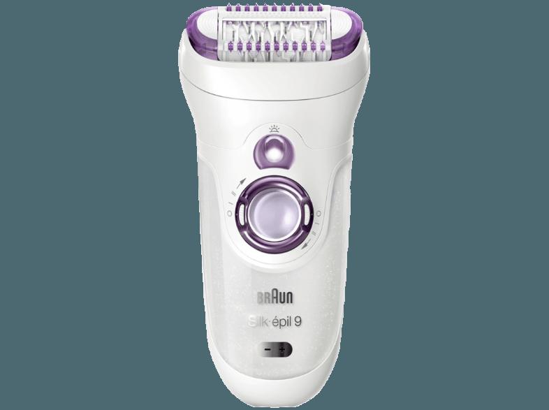 BRAUN 9-961 Silk-épil 9 Skin Spa wet&dry Epilierer Weiß/Lila