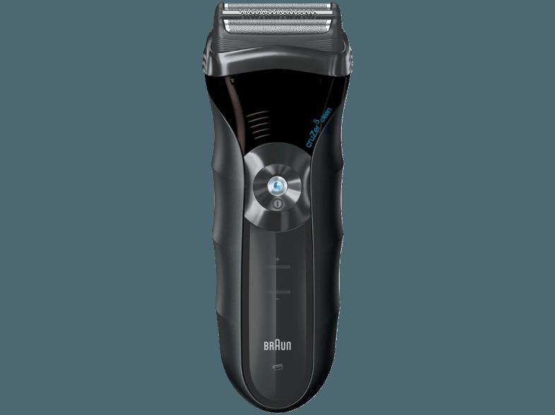 BRAUN Cruzer 5 Clean Shave Herrenrasierer Schwarz (SensoFoil Scherfolien und Triple Action Free Float)