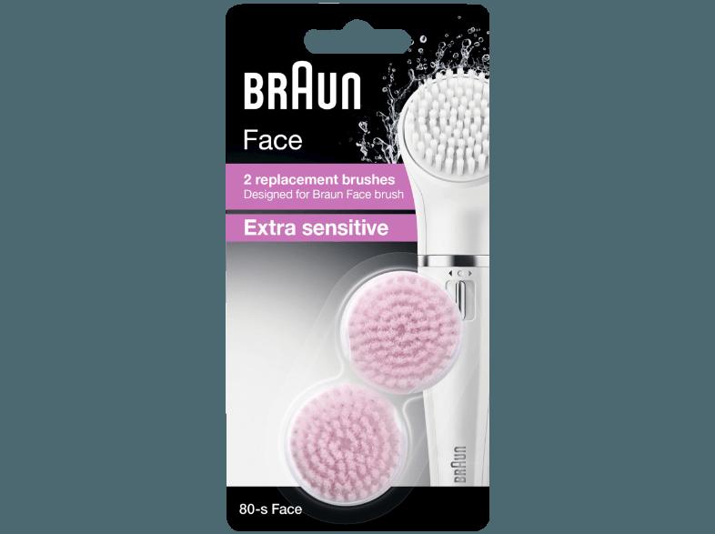 BRAUN FACE SE80-s Extra Sensitiv 2er Set Ersatzbürste