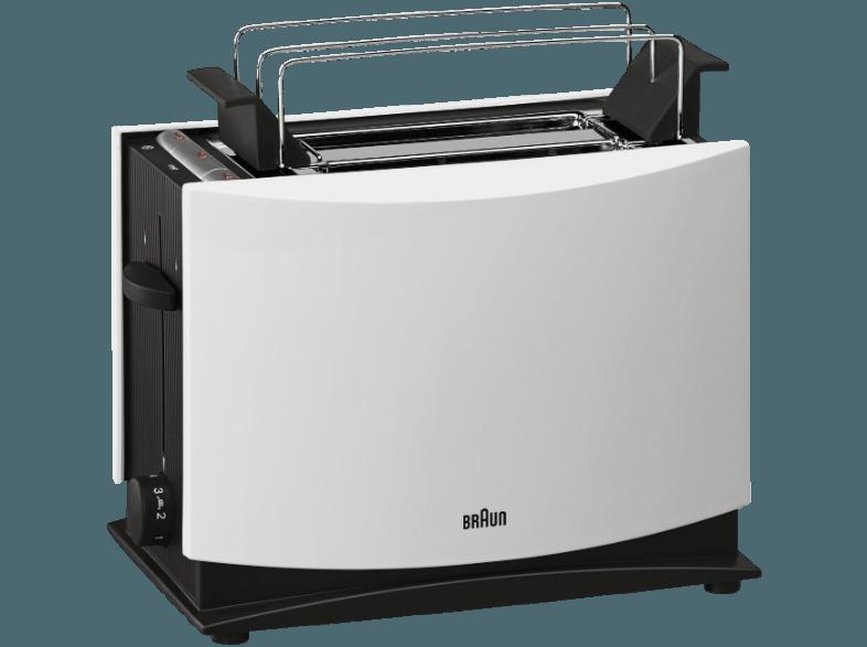 BRAUN HAT 450 Toaster Weiß (1 kW, Schlitze: 2), BRAUN, HAT, 450, Toaster, Weiß, 1, kW, Schlitze:, 2,