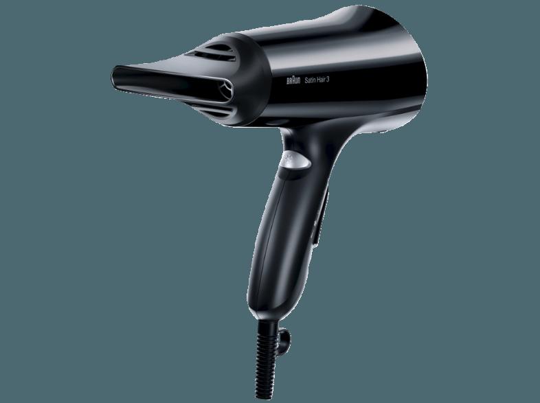 BRAUN HD 330 Satin Hair 3 Haartrockner  (Schwarz, 1700 Watt), BRAUN, HD, 330, Satin, Hair, 3, Haartrockner, , Schwarz, 1700, Watt,