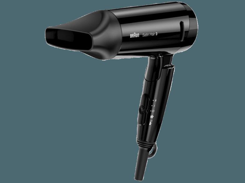 BRAUN Satin Hair 3 HD 350 Style&Go  (Schwarz, 1600 Watt), BRAUN, Satin, Hair, 3, HD, 350, Style&Go, , Schwarz, 1600, Watt,