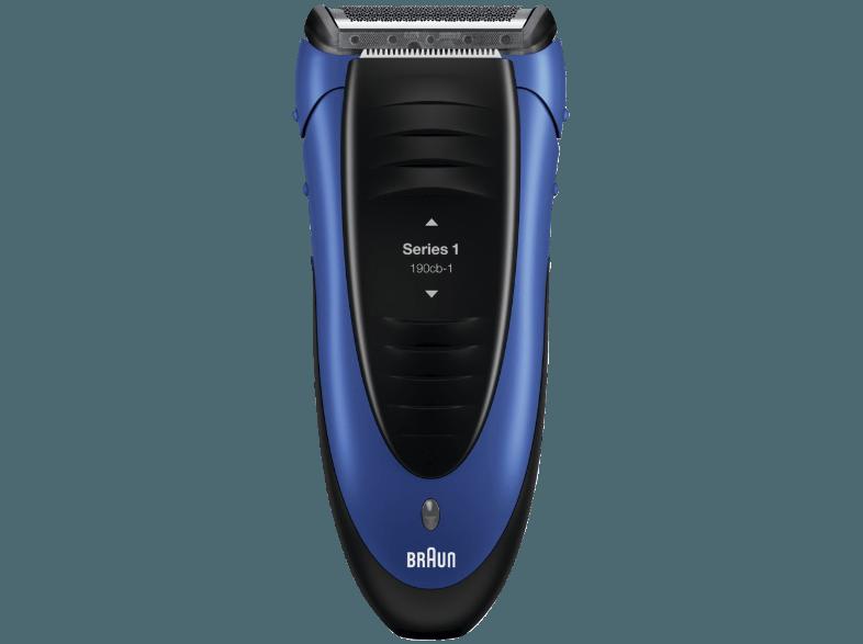 BRAUN Series 1 - 190s Herrenrasierer Blau (Smart Foil Technologie)