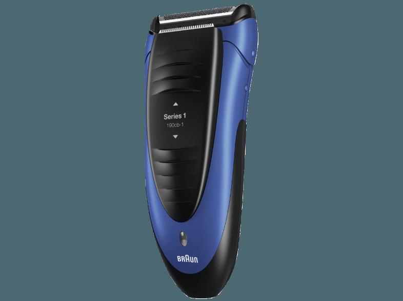 BRAUN Series 1 - 190s Herrenrasierer Blau (Smart Foil Technologie)