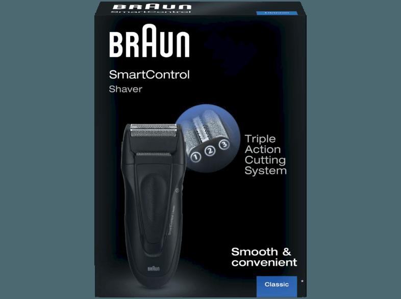 BRAUN Series 1 - 195 Solo Herrenrasierer Schwarz (Vibrierende Scherfolien), BRAUN, Series, 1, 195, Solo, Herrenrasierer, Schwarz, Vibrierende, Scherfolien,