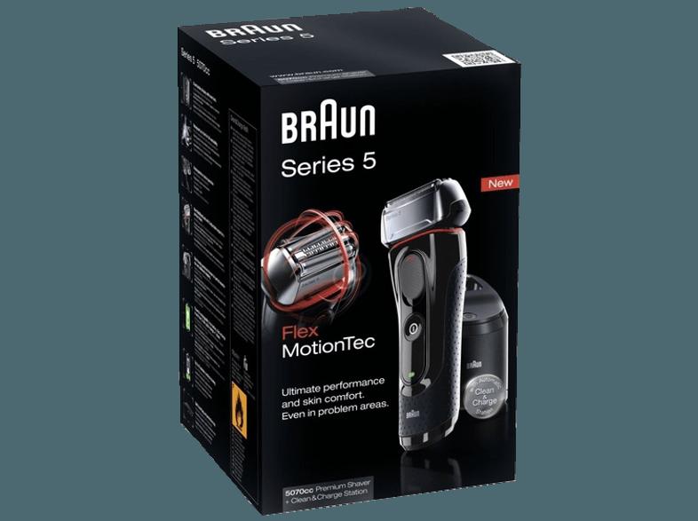 BRAUN Series 5 5070 CC Herrenrasierer Schwarz (Scherkopf)