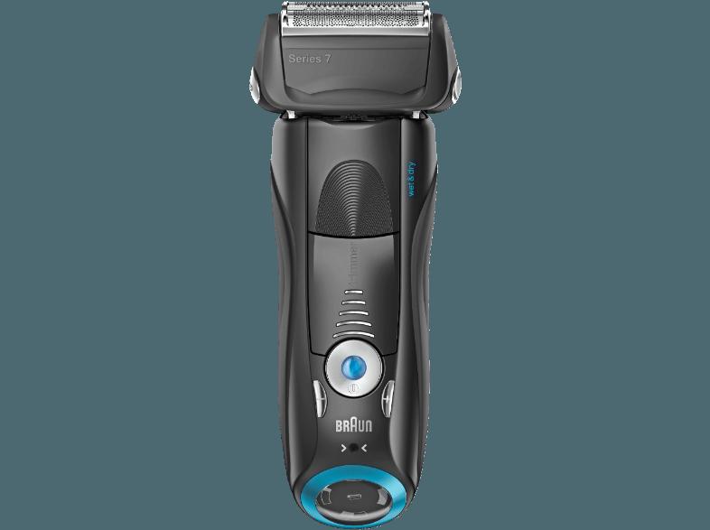 BRAUN Series 7 740S Herrenrasierer Schwarz (Vibrierende Scherfolien)