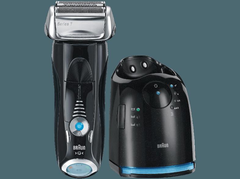 BRAUN Series 7 - 760cc Akku-/Netzrasierer Schwarz (Active Lift, 3fach Schersystem)