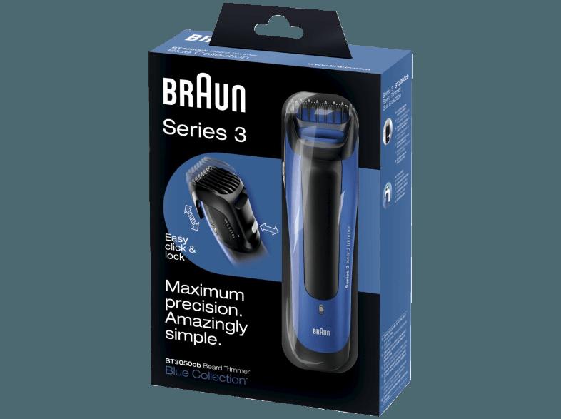 BRAUN Series Barttrimmer 3050 blau (Barttrimmer, Blau), BRAUN, Series, Barttrimmer, 3050, blau, Barttrimmer, Blau,