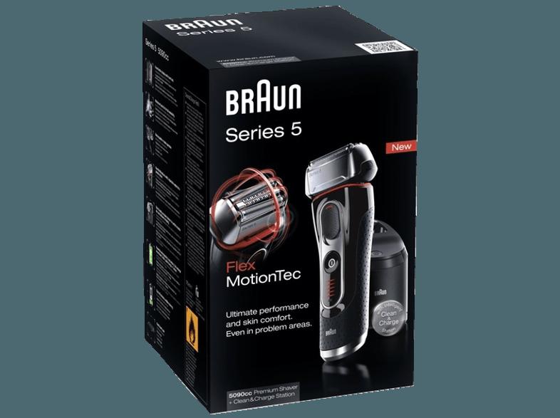 BRAUN Series S 5090cc Herrenrasierer Schwarz (Vibrierende Scherfolien)