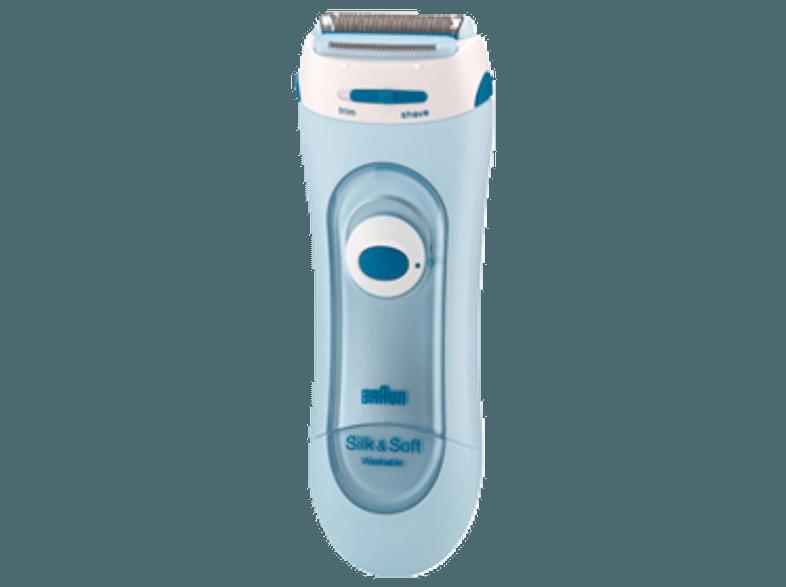 BRAUN Silk-épil lady shaver LS 5160 Damenrasierer Weiß/Blau, BRAUN, Silk-épil, lady, shaver, LS, 5160, Damenrasierer, Weiß/Blau