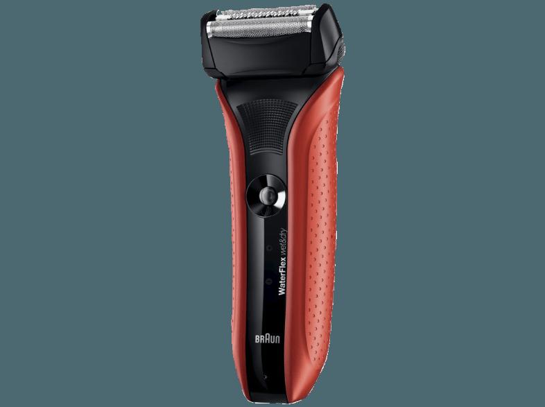 BRAUN Waterflex - WF2s rot wet&dry Wet&Dry Rot (Scherfolienrasierer)