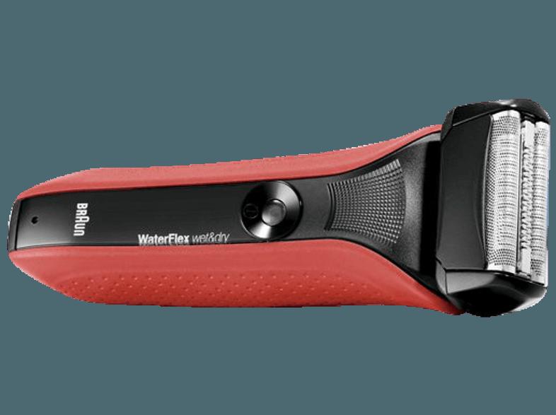 BRAUN Waterflex - WF2s rot wet&dry Wet&Dry Rot (Scherfolienrasierer)