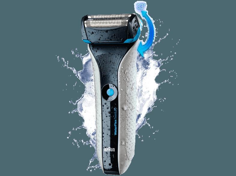 BRAUN Waterflex - WF2s wet&dry Wet&Dry Weiß (Scherfolienrasierer)