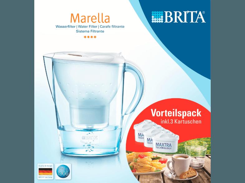 BRITA 058838 Bella Italia Marella Ionenaustauscher & Aktivkohle