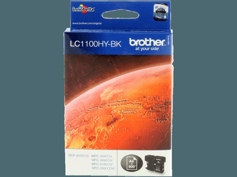 BROTHER LC 1100 HYBK Tintenkartusche schwarz, BROTHER, LC, 1100, HYBK, Tintenkartusche, schwarz