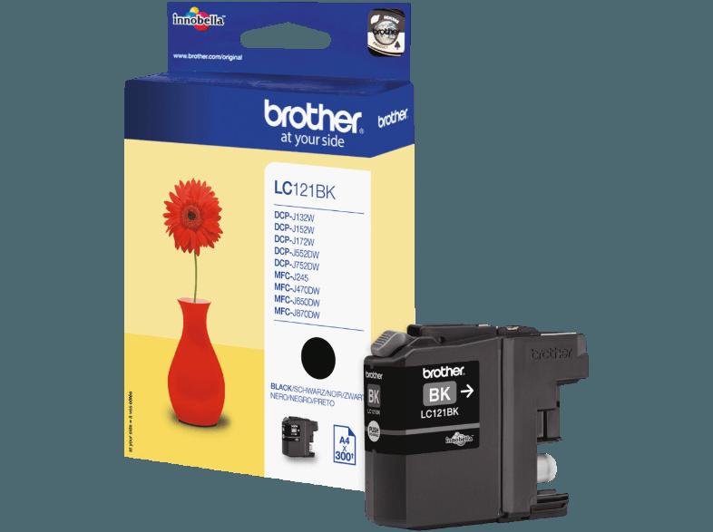 BROTHER LC 121 BK Tintenkartusche schwarz