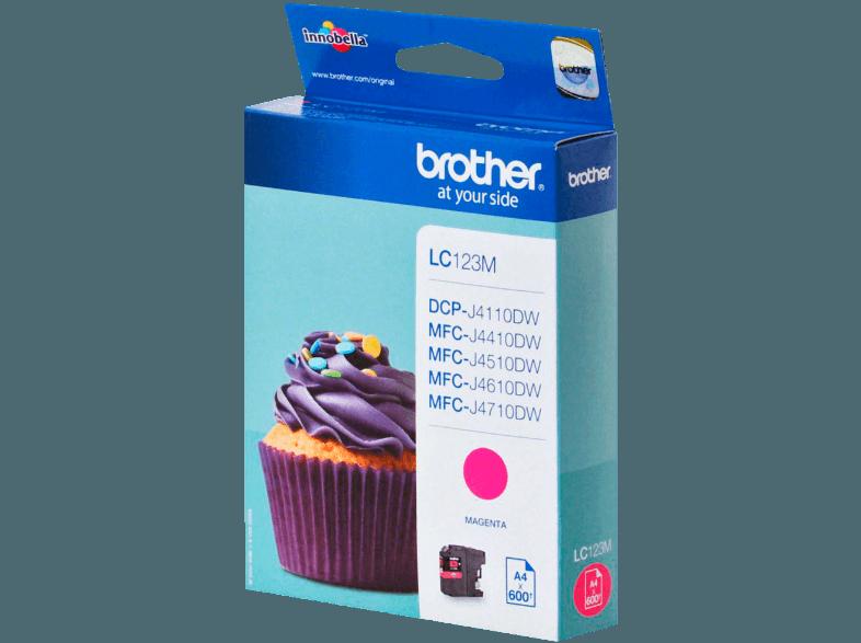 BROTHER LC 123 M Tintenkartusche magenta