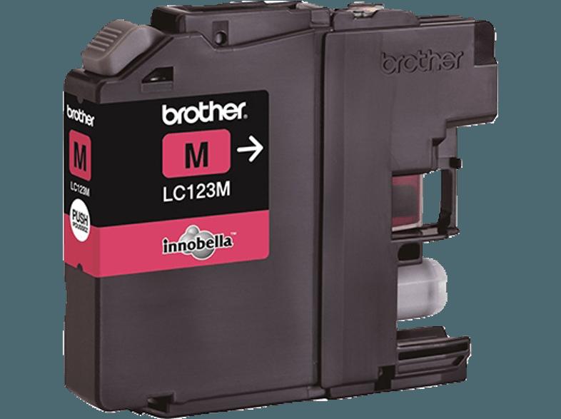 BROTHER LC 123 M Tintenkartusche magenta, BROTHER, LC, 123, M, Tintenkartusche, magenta