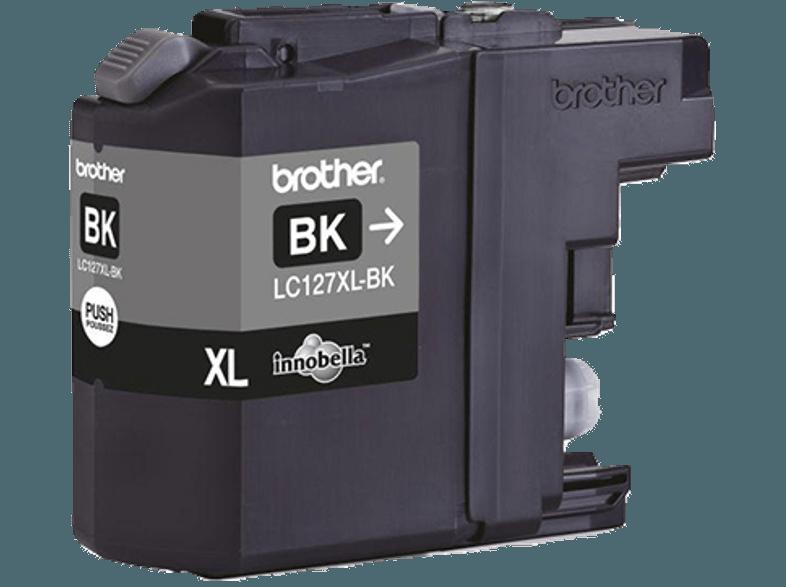 BROTHER LC 127 XLBK Tintenkartusche schwarz, BROTHER, LC, 127, XLBK, Tintenkartusche, schwarz