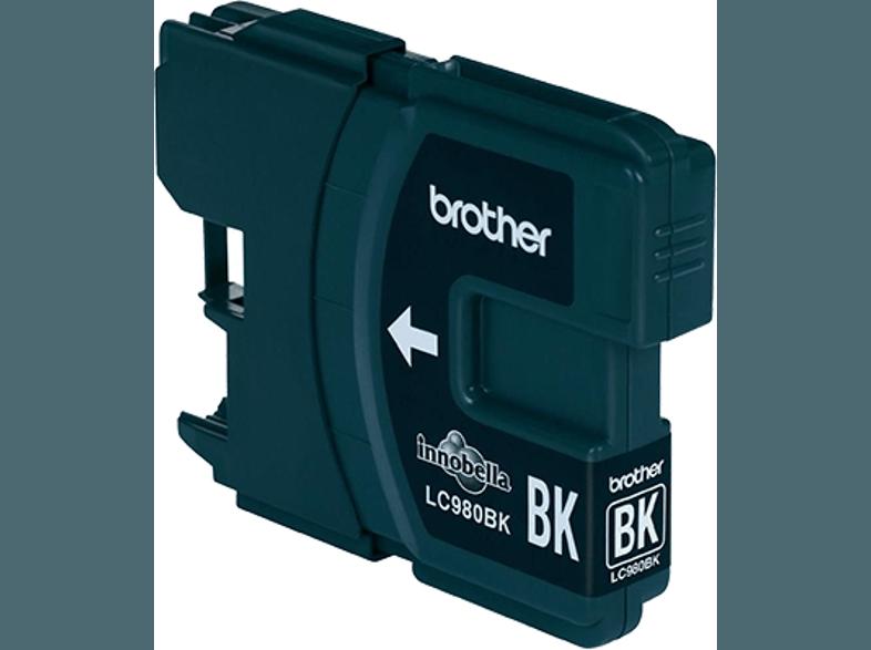 BROTHER LC 980 BK Tintenkartusche schwarz, BROTHER, LC, 980, BK, Tintenkartusche, schwarz