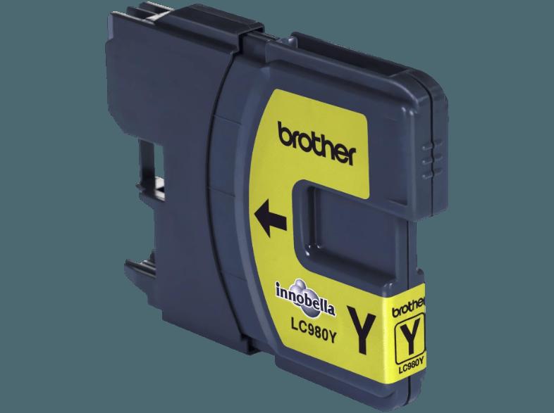 BROTHER LC 980 Y Tintenkartusche Yellow, BROTHER, LC, 980, Y, Tintenkartusche, Yellow