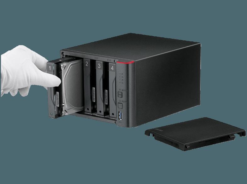 BUFFALO LS441D0404-EU LinkStation  4 TB (4x 1 TB) 3.5 Zoll extern, BUFFALO, LS441D0404-EU, LinkStation, 4, TB, 4x, 1, TB, 3.5, Zoll, extern