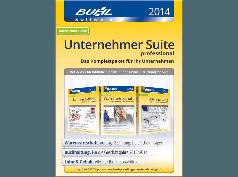 BUHL Unternehmer Suite Professional 2014, BUHL, Unternehmer, Suite, Professional, 2014