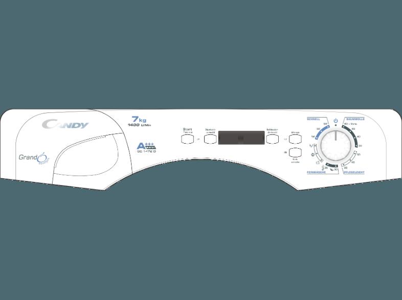 CANDY GC 1472 D Waschmaschine (7 kg, 1400 U/Min, A   )