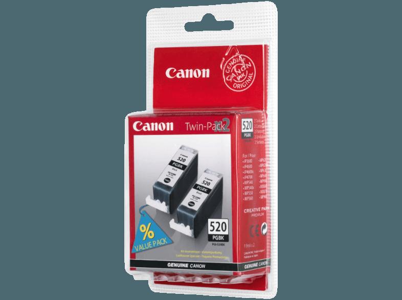 CANON 0621B026AA PGI 520BK TWIN PACK Tintenkartusche schwarz