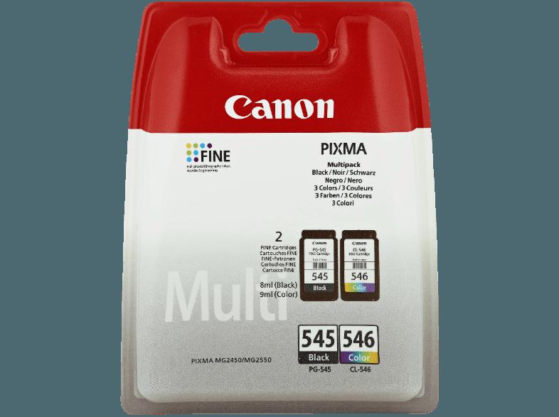 CANON 8287B005AA PG545/CL-546 MULTIPACK W/O SEC Tintenkartusche Color