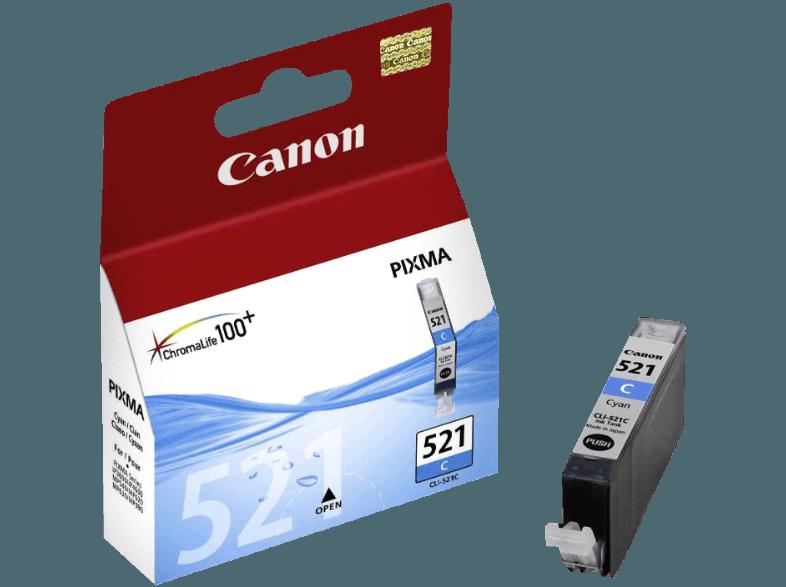 CANON CLI 521 C Tintenkartusche cyan, CANON, CLI, 521, C, Tintenkartusche, cyan