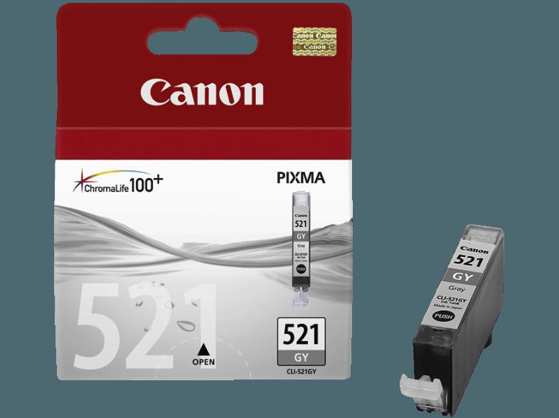 CANON CLI 521 GY Tintenkartusche Grey, CANON, CLI, 521, GY, Tintenkartusche, Grey