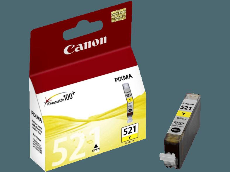 CANON CLI 521 Y Tintenkartusche Yellow, CANON, CLI, 521, Y, Tintenkartusche, Yellow