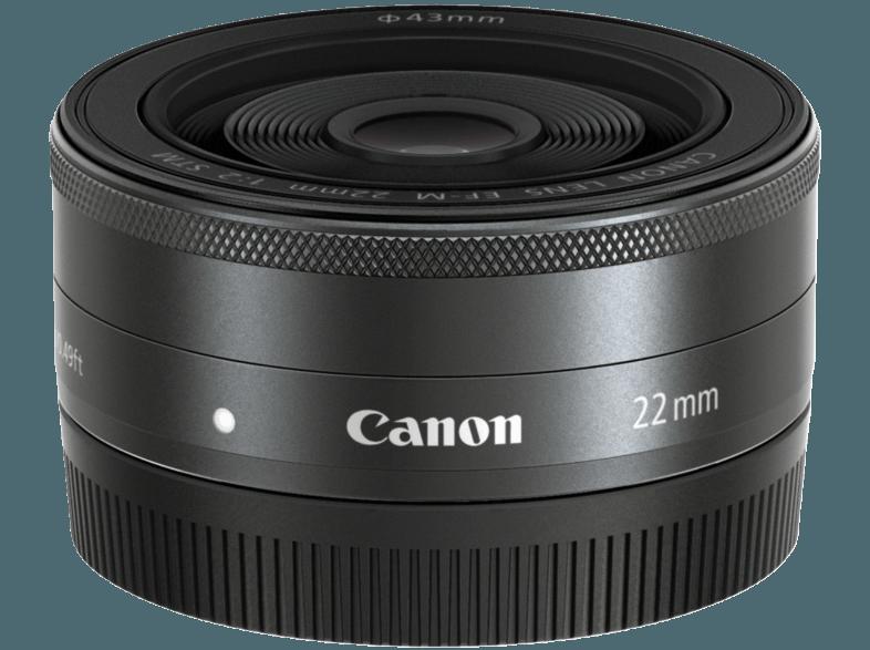 CANON EF-M 22mm 2.0 STM für EOS-M Weitwinkel für Canon EF-M (-35 mm, f/2), CANON, EF-M, 22mm, 2.0, STM, EOS-M, Weitwinkel, Canon, EF-M, -35, mm, f/2,