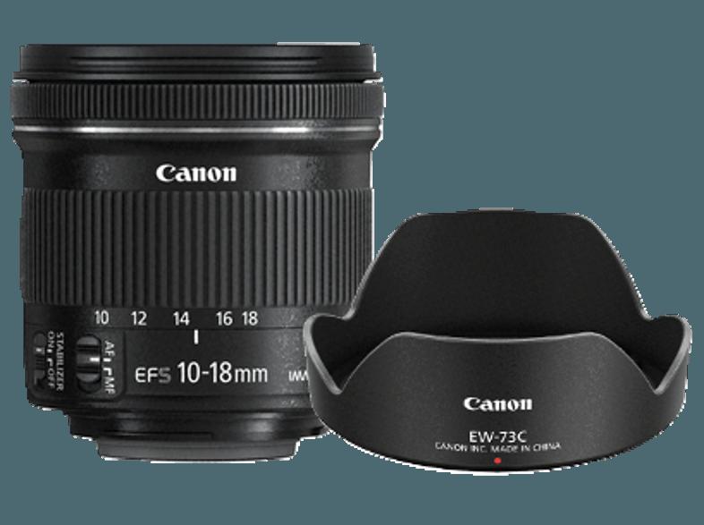 CANON EF-S 10-18mm f/4.5-5.6 IS STM   EW73C   LC Kit Weitwinkel für EOS Kameras (10 mm- 18 mm, f/4.5-5.6)