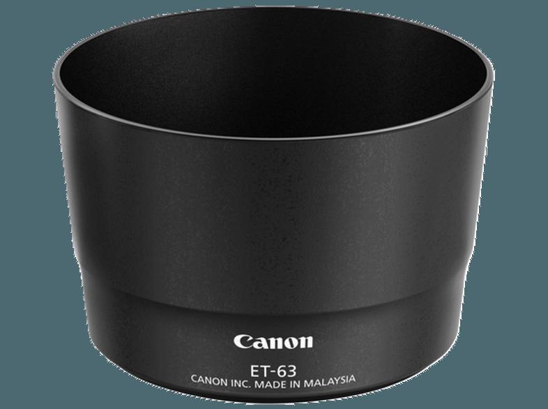 CANON EF-S 55-250mm f/4-5.6 IS STM Gegenlichtblende ET63 Reinigungstuch Telezoom für EOS-Kameras mit EF-S Bajonett (55 mm- 250 mm, f/4-5.6)