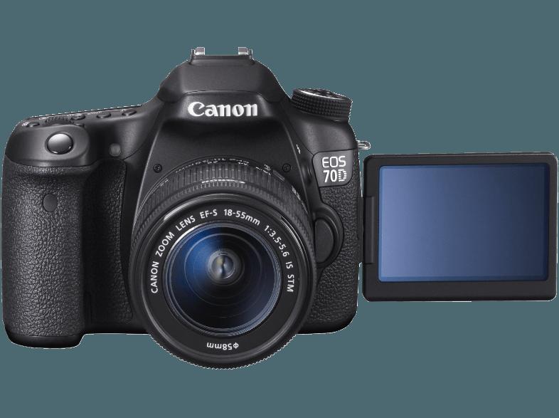 CANON EOS 70D    Objektiv 18-55 mm f/3.5-5.6 (20.2 Megapixel, CMOS), CANON, EOS, 70D, , Objektiv, 18-55, mm, f/3.5-5.6, 20.2, Megapixel, CMOS,