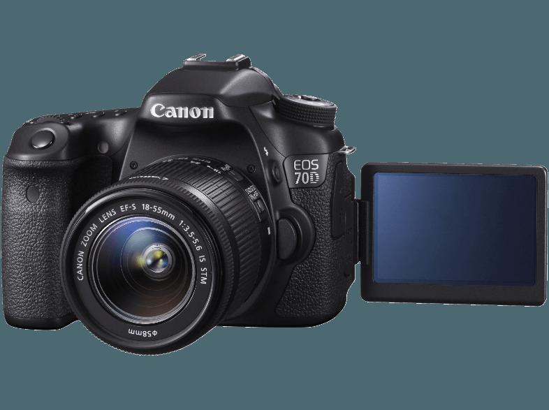 CANON EOS 70D    Objektiv 18-55 mm f/3.5-5.6 (20.2 Megapixel, CMOS)