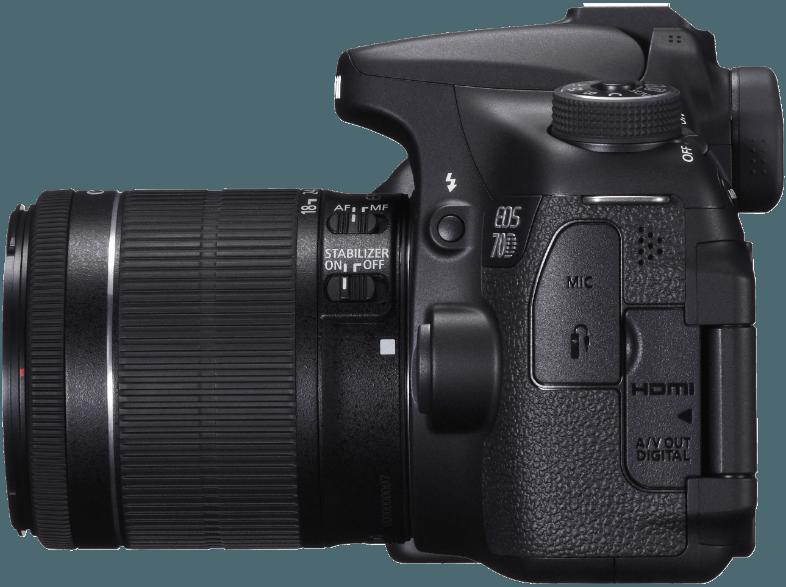 CANON EOS 70D    Objektiv 18-55 mm f/3.5-5.6 (20.2 Megapixel, CMOS), CANON, EOS, 70D, , Objektiv, 18-55, mm, f/3.5-5.6, 20.2, Megapixel, CMOS,