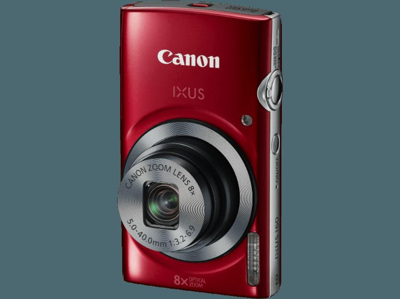 CANON IXUS160  Rot (20 Megapixel, 8x opt. Zoom, 6.8 cm LCD)