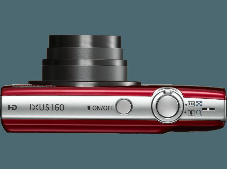 CANON IXUS160  Rot (20 Megapixel, 8x opt. Zoom, 6.8 cm LCD)