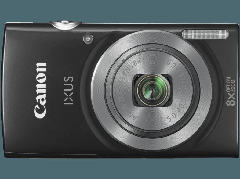 CANON IXUS160  Schwarz (20 Megapixel, 8x opt. Zoom, 6.8 cm LCD), CANON, IXUS160, Schwarz, 20, Megapixel, 8x, opt., Zoom, 6.8, cm, LCD,