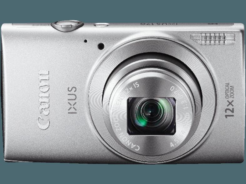 CANON IXUS170  Silber (20 Megapixel, 12x opt. Zoom, 6.8 cm LCD), CANON, IXUS170, Silber, 20, Megapixel, 12x, opt., Zoom, 6.8, cm, LCD,