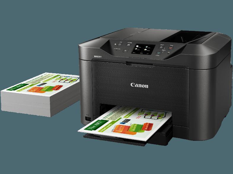 CANON MAXIFY MB 5050 Tintenstrahl mit FINE Druckkopf 4-in-1 Multifunktionsgerät WLAN, CANON, MAXIFY, MB, 5050, Tintenstrahl, FINE, Druckkopf, 4-in-1, Multifunktionsgerät, WLAN