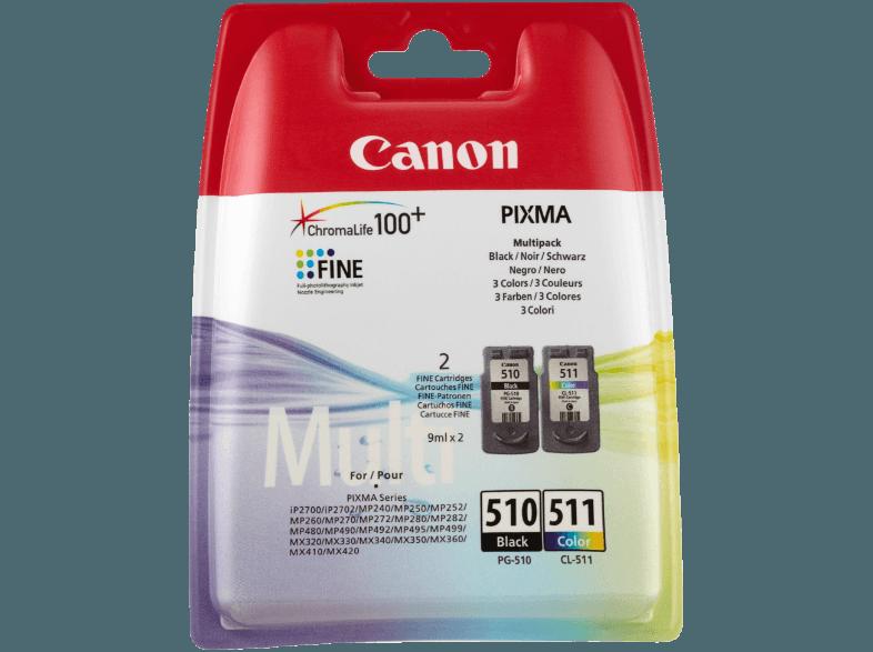 CANON PG 510   CL 511 MULTIPACK Tintenkartusche Color, CANON, PG, 510, , CL, 511, MULTIPACK, Tintenkartusche, Color